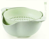 One Piece 360 Angle Drain Basket of Vegetables or Fruits