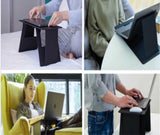 Adjustable and portable laptop or tablet support